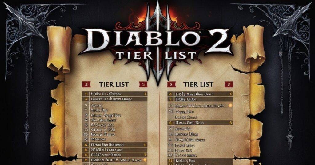 Diablo 2 Tier List