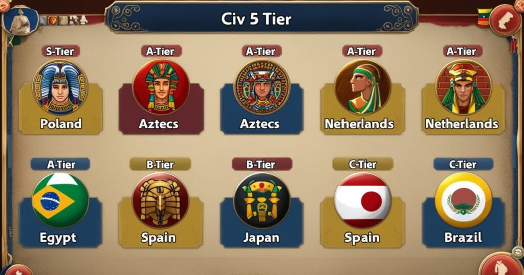 Civ 5 Tier List