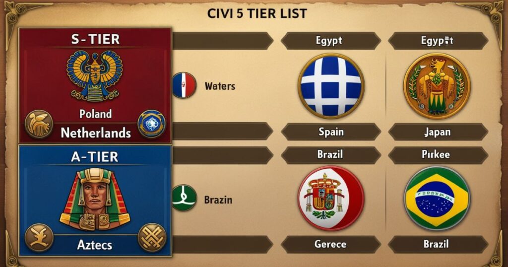 Civ 5 Tier List